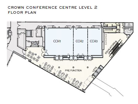 Crown Conference Center Level 2 Floor Plan